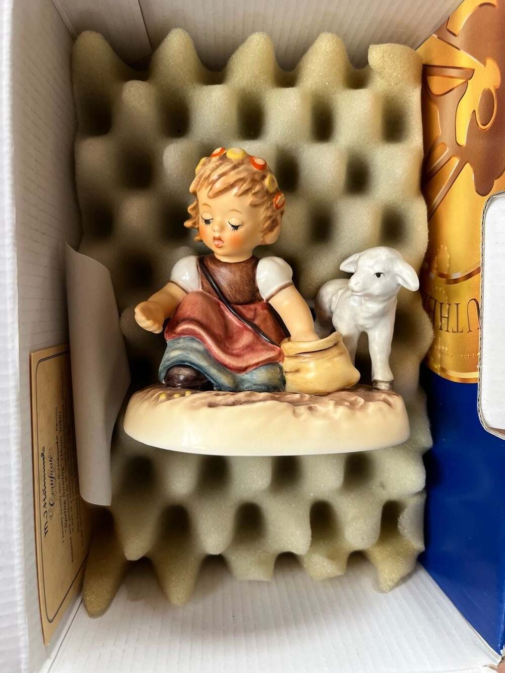 M.I. Hummel Goebel Spring Sowing Figurine Hum 2086 Limited Edition